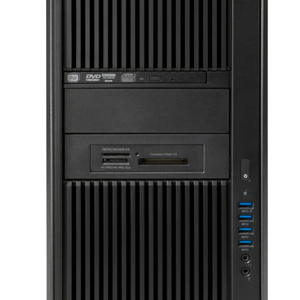 HP 840 Intel Xeon E5 v3 E5-2680V3 32 GB DDR4-SDRAM 512 GB SSD Windows 7 Professional Mini Tower Workstation Black